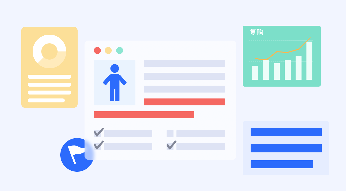 客户流失率解决方案系统界面