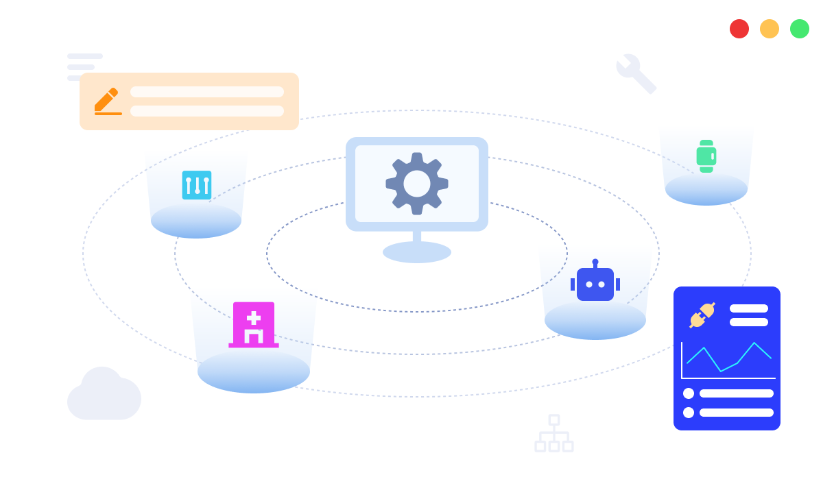 健康数据无障碍流动示意图